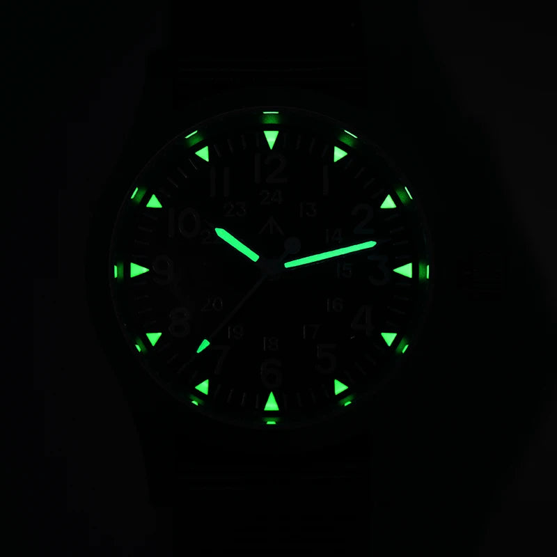 Militado ML05 Field Watch – 38mm, VH31 Sweep Quartz, Sapphire Crystal, 100M, Screw-Down Crown