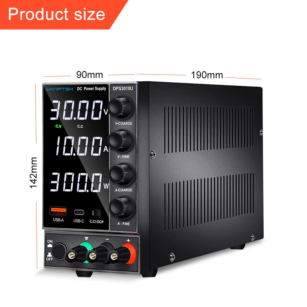 Wanptek Adjustable DC Lab Bench Power Supply
