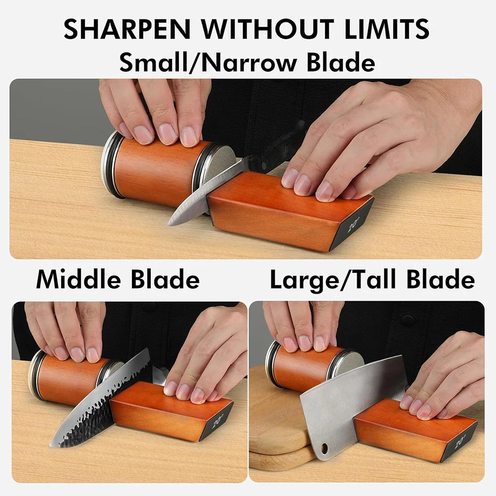 Dual-Angle Rolling Knife Sharpener