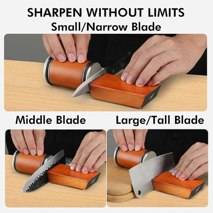 Dual-Angle Rolling Knife Sharpener