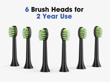 Jeenk JK-Y05 Sonic Electric Toothbrush | 4 Modes | 6 Heads | Smart Timer | Waterproof