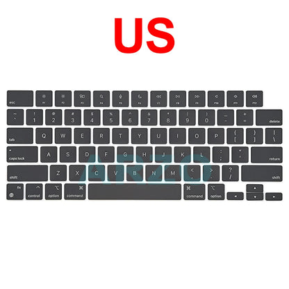 MacBook Pro Air Keycap Replacement Set M1 M2 M3 — 13" 14" 16" Keyboard Repair (A2442 A2485 A2779 A2780 A2681 A2941)