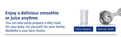 BioloMix 5-in-1 Blender TB-1800 | 1800W | Smoothie, Soup & More | EU 220V