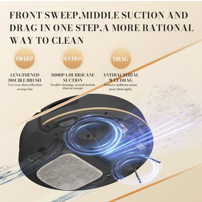 3-in-1 Intelligent Robot Vacuum Cleaner – Sweep, Mop & APP Control