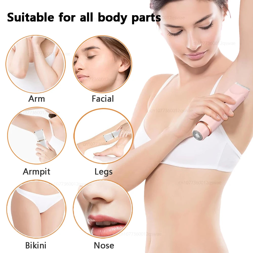 Electric Shaver for Women – Gentle Bikini Line, Underarm & Body Hair Remover