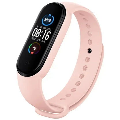 Silicone Watch Strap for Xiaomi Mi Band 3 4 5 6 7 | 24 Colors