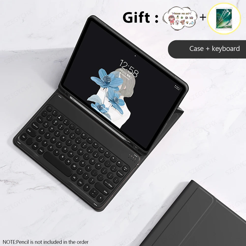 Bluetooth Keyboard & Mouse Case for iPad – Pro, Air, 10th Gen, Mini