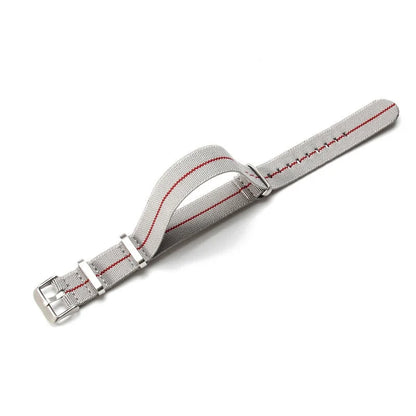 Elastic NATO Nylon Watch Strap 18/20/22mm | Breathable Woven Watchband