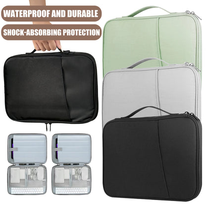 BAPPSUS 13" Tablet Carrying Case – Waterproof Nylon Sleeve for iPad Pro 11/13, MacBook Air M3/M4, Galaxy Tab S10+