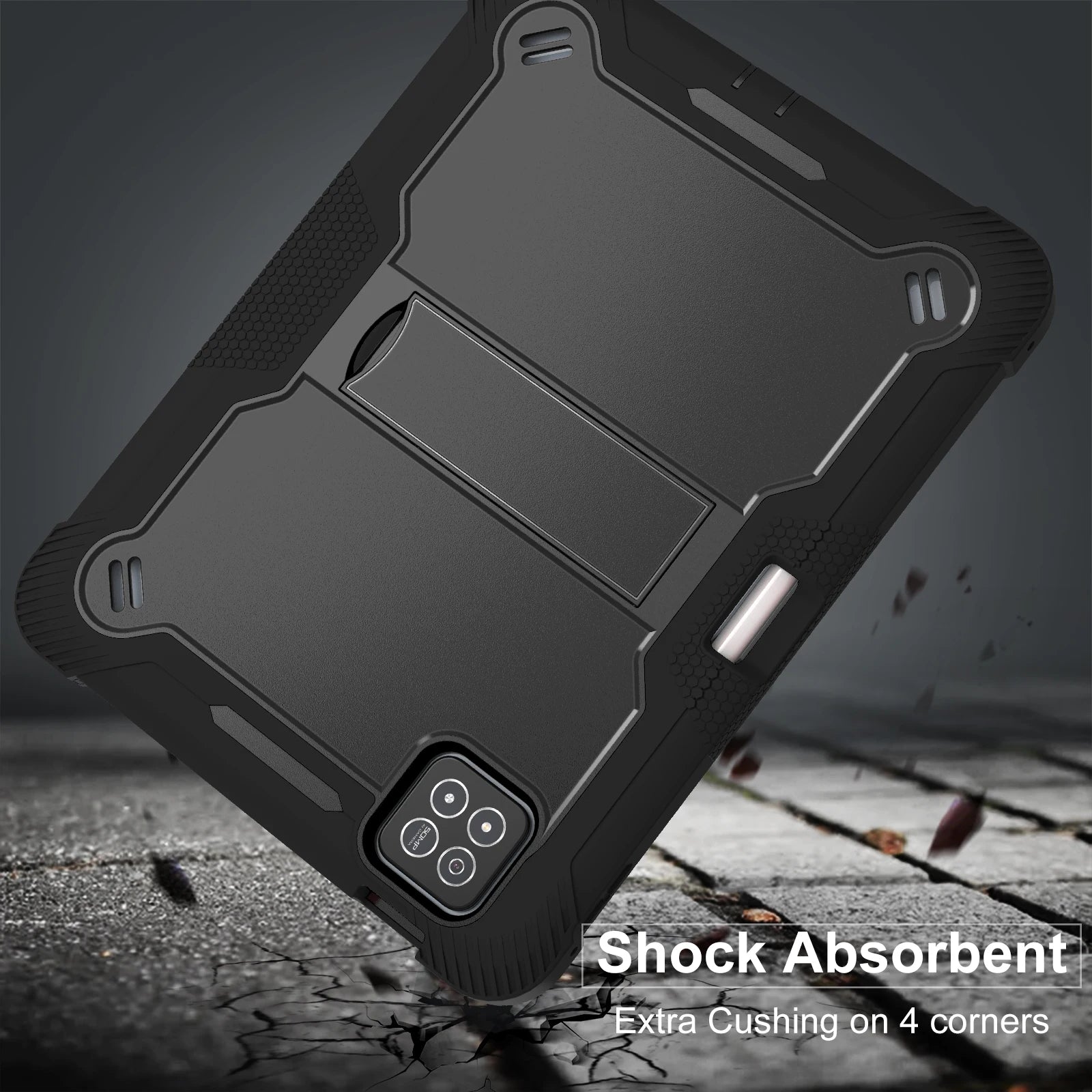 R.E.D. Shopping Xiaomi Pad 7 / Pad 7 Pro rugged tablet case with kickstand and pen slot, full body protective cover.