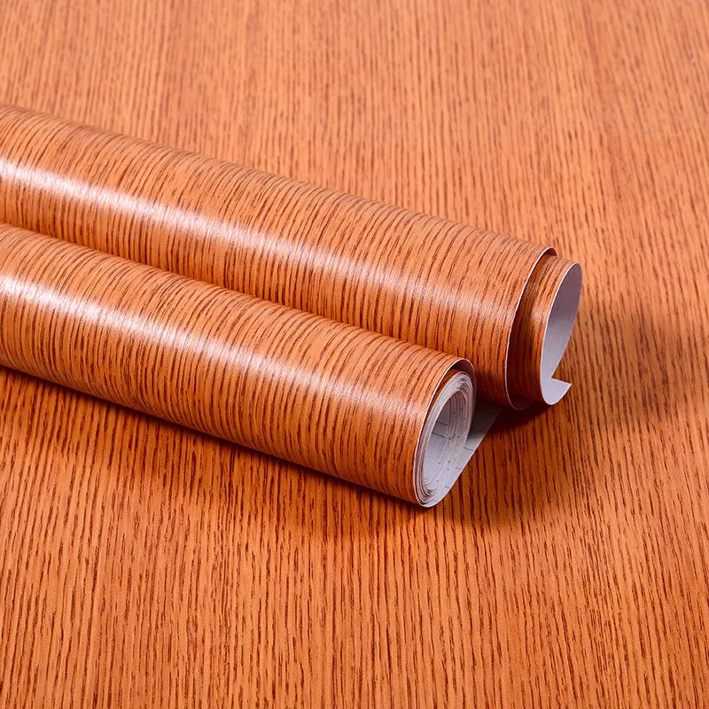 Self-Adhesive Waterproof Wood Effect Wallpaper Roll – PVC Vinyl