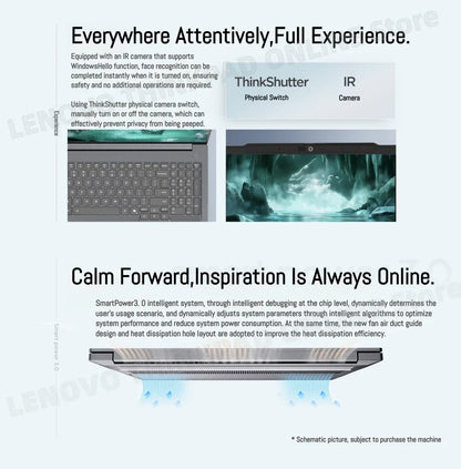 Lenovo ThinkBook 16+ Laptop – Intel U5/U7/U9, 32GB+1TB, 3.2K 165Hz