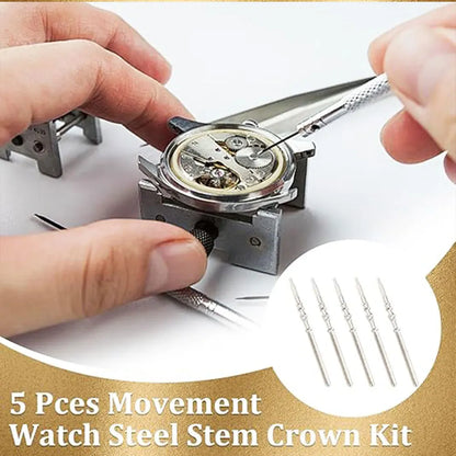 Stainless Steel Watch Crown Stem for NH35 / NH36 / NH38 / NH39 Automatic Movements