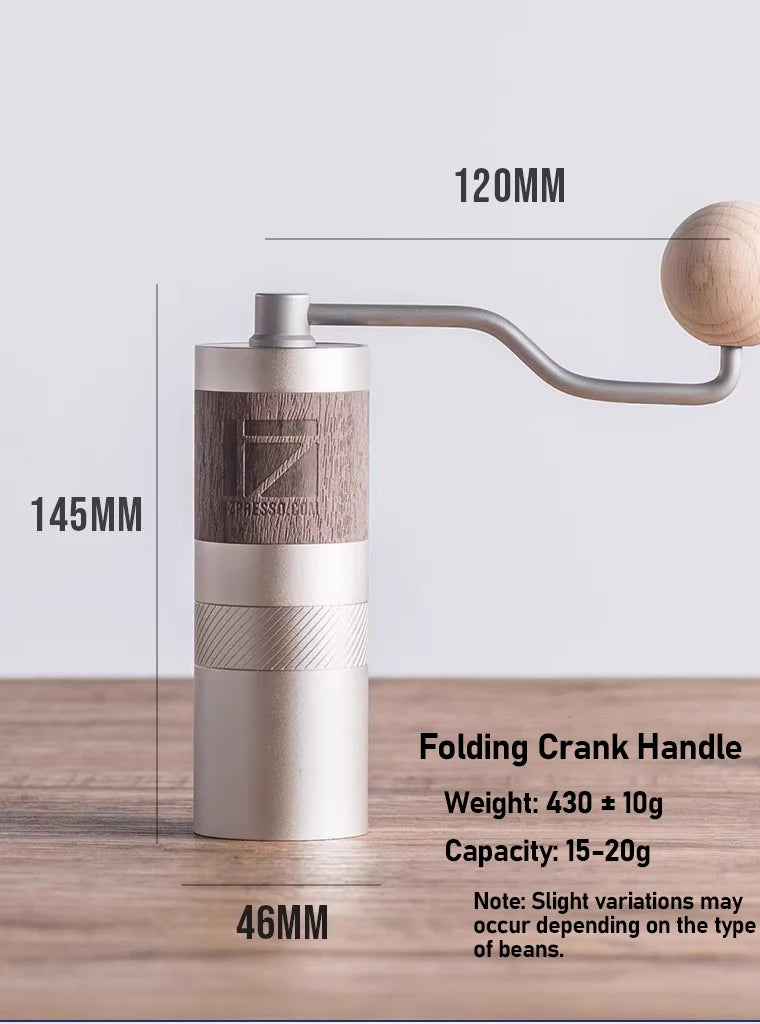 1Zpresso Q Portable Hand Coffee Grinder – Aluminum Alloy Mini Mill