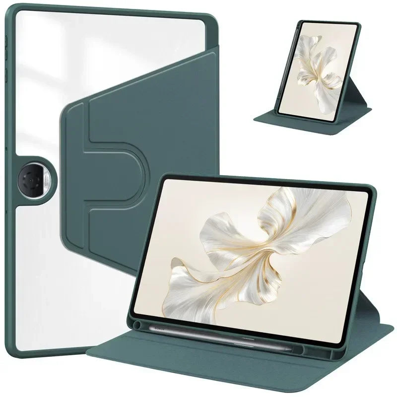 360° Rotating Luxury Flip PU Leather Case for OnePlus Pad Go / OPPO Pad Neo Air 2 11.4"