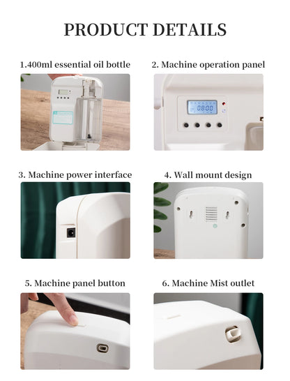 Namste Bluetooth Aromatherapy Machine 500m³ – Smart Home & Office Scent Diffuser