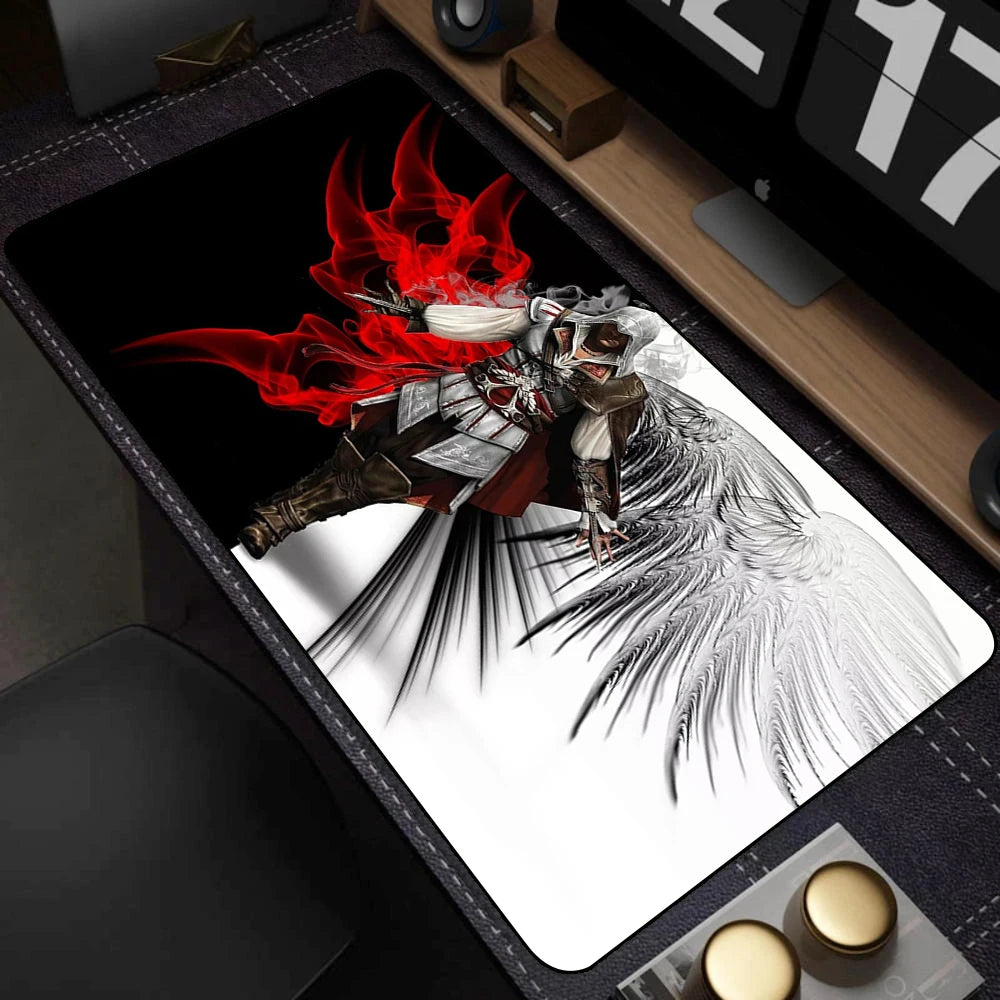 Assassin's Creed XXL Gaming Desk Mat – 900x400mm, Anti-Slip, Waterproof, Stitched Edges