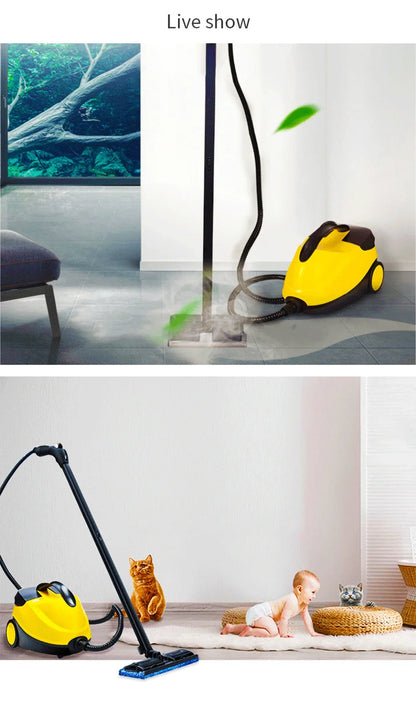 2000W High-Temperature High-Pressure Steam Cleaner – Sterilization, Mite Removal, Disinfection | Home, Kitchen & Car | 220V