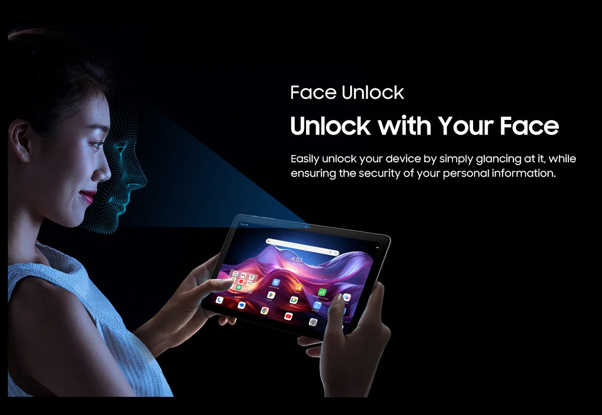 Blackview Tab 60 Pro Tablet – 10.1" HD+ IPS, Android 14, 8GB RAM, 128GB, 7700mAh, Widevine L1