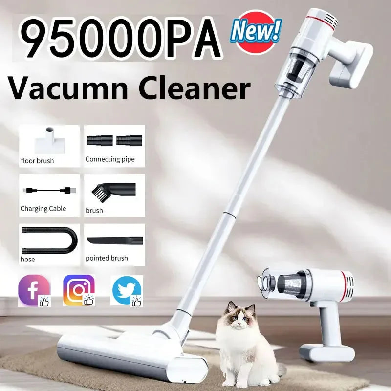 Xiaomi 95000Pa Handheld Wireless Vacuum Cleaner – Cordless Portable for Home & Car