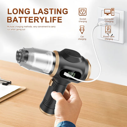 Cordless Handheld Vacuum Cleaner – Multi-functional for Dust, Debris, Pet Hair – Home & Car