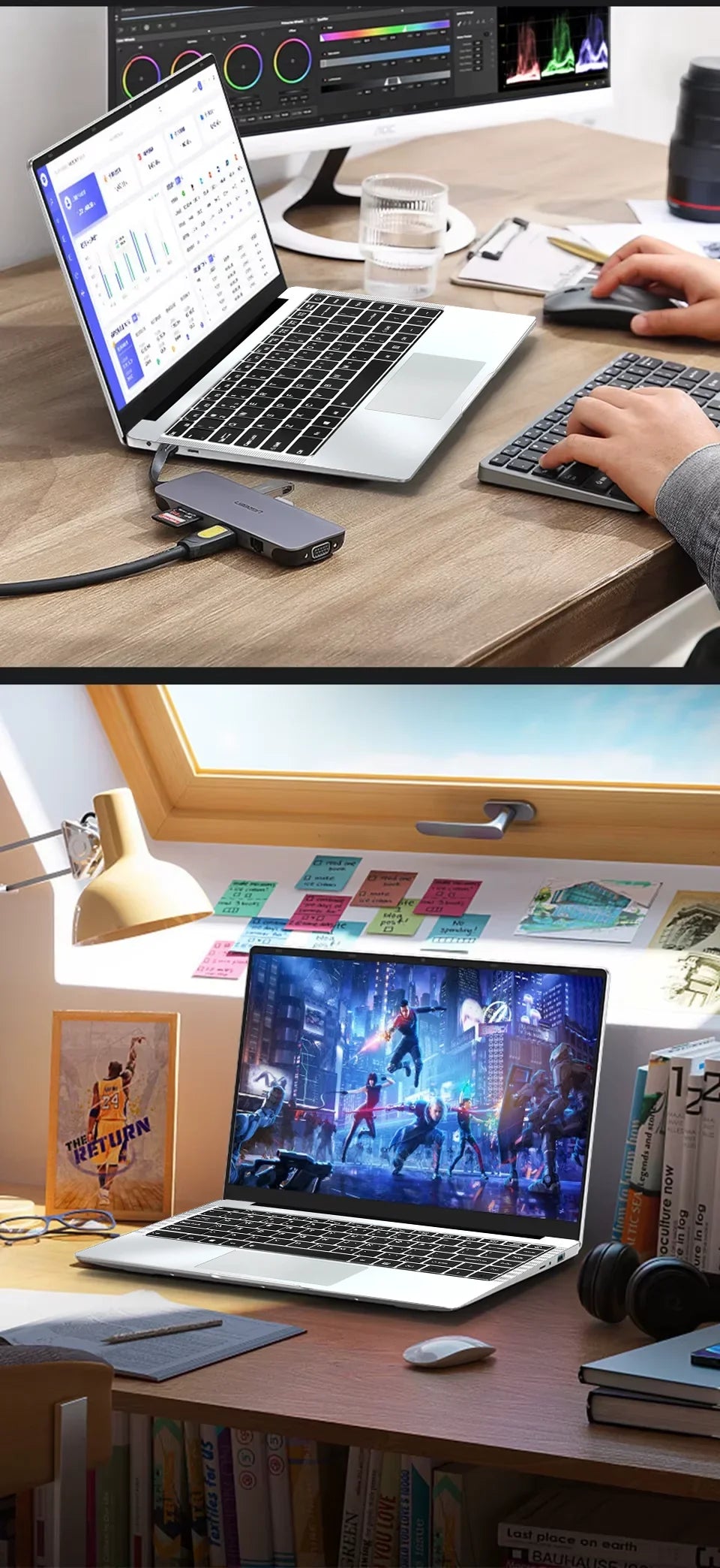 2026 Portable Laptop — Intel i7-8650U, 16GB RAM, 1TB SSD, Office & Gaming, Windows 11 Pro