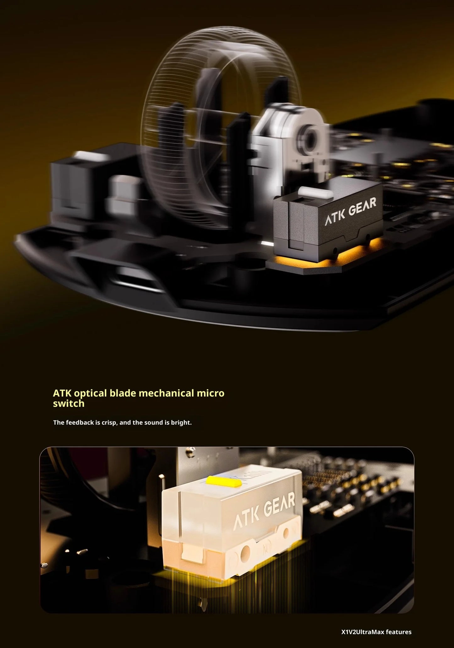 ATK X1 V2 Ultimate 2.0 Wireless Gaming Mouse – PAW3950 Sensor, 750 IPS, 54g Lightweight