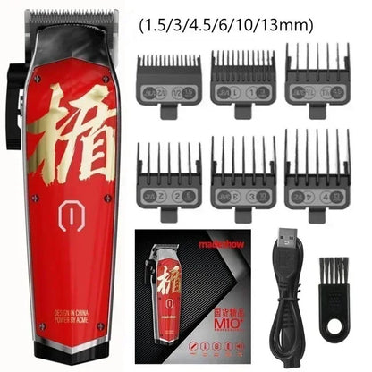 Madeshow M10+ Professional Hair Clipper – 0mm Bald Cut, 7000 RPM, 2200mAh | Barber Set
