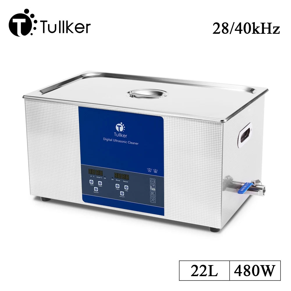 Industrial Ultrasonic Cleaner 2L–30L – Metal, DPF & Engine Parts Degreaser, EU/UK/US/AU Plug