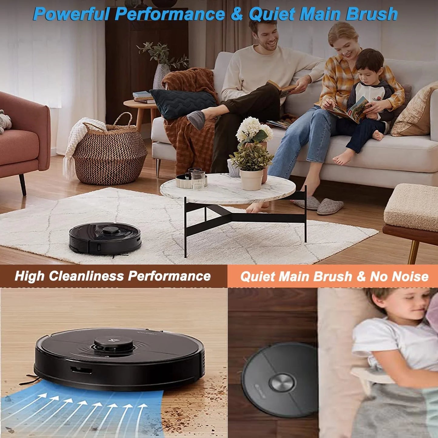 Roborock S5 / S6 / S50 / S5 Max / S6 Pure Main Brush | Xiaomi E20–E35 Compatible | Multi-Pack