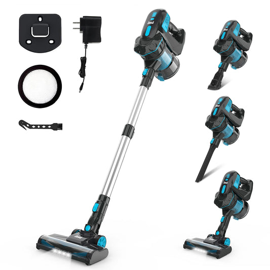 INSE Cordless Vacuum Cleaner 6-in-1 | 20KPa | 40 Min Runtime | Stick & Handheld