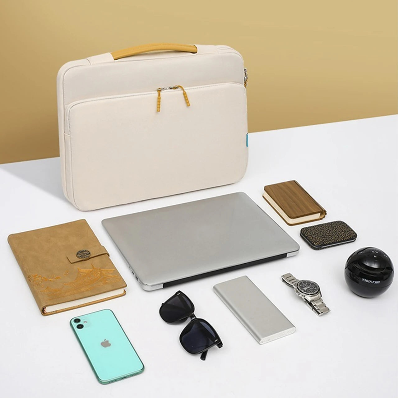 Waterproof Laptop Sleeve Bag 13.3"–15.6" — Portable Travel Carrying Case for MacBook Air/Pro