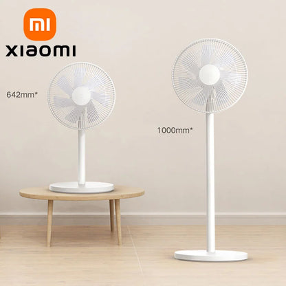 Xiaomi MIJIA Floor Fan — 7 Blade, 90° Wide-Angle Oscillation, Mi Home APP Control, Wired