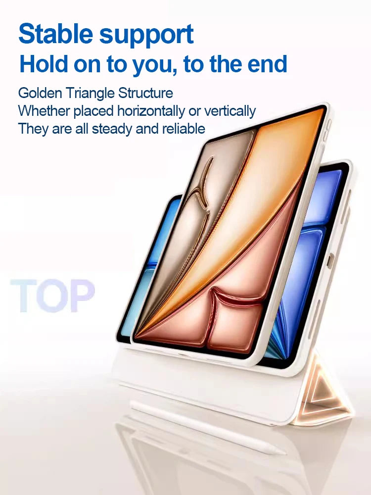 SZEGYCHX 720° Rotating iPad Case | PU Leather | Magnetic | Fits Pro, Air, Mini, iPad 7–11th Gen