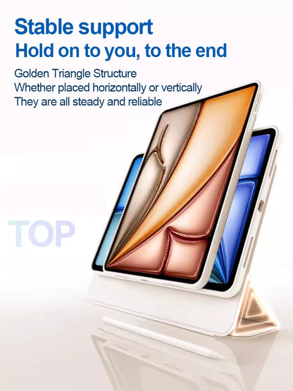 SZEGYCHX 720° Rotating iPad Case | PU Leather | Magnetic | Fits Pro, Air, Mini, iPad 7–11th Gen