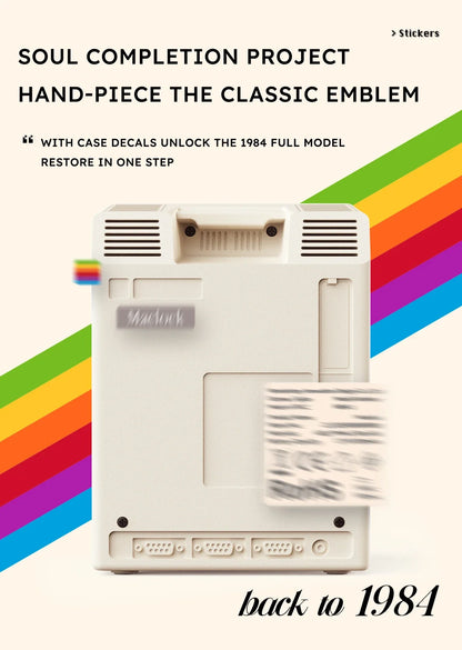 Retro Macintosh Alarm Clock – Classic Desktop Ornament with Digital Clock Design