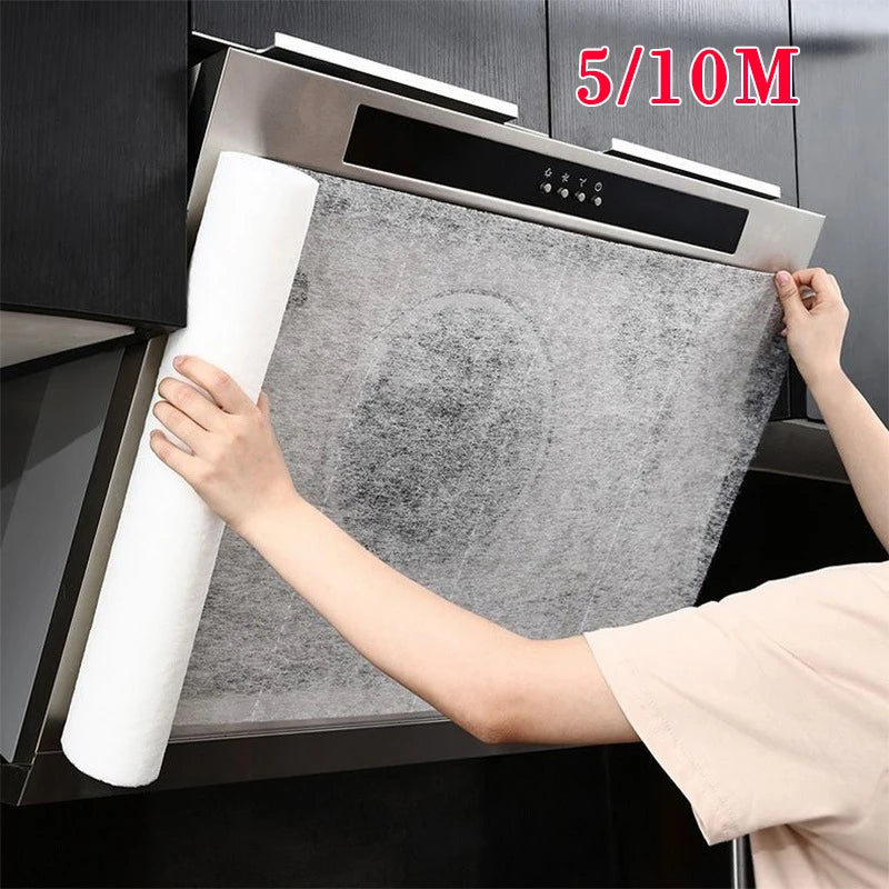 Range Hood Oil Filter Paper | Non-Woven Cooker Hood Grease Filter 5m/10m