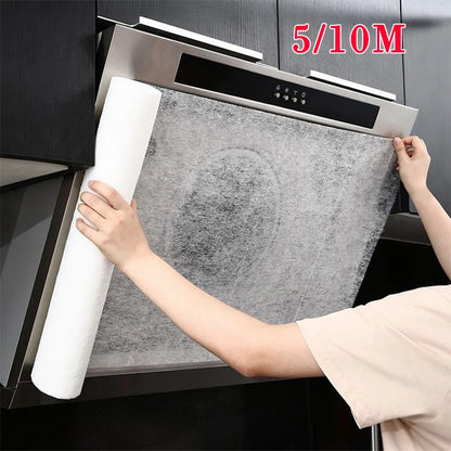 Range Hood Oil Filter Paper | Non-Woven Cooker Hood Grease Filter 5m/10m