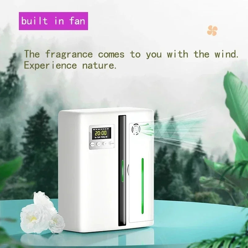 Bluetooth Smart Aroma Diffuser — 300m³ Coverage, Hotel & Home Air Freshener, Electric Fragrance Distributor