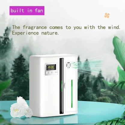 Bluetooth Smart Aroma Diffuser — 300m³ Coverage, Hotel & Home Air Freshener, Electric Fragrance Distributor