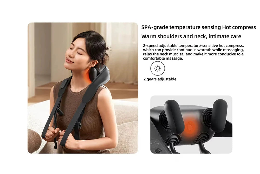 Xiaomi MIJIA Smart Neck & Shoulder Massager – Integrated Massage with Hot Compress