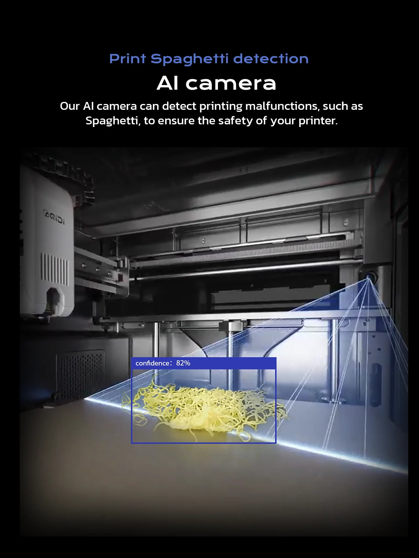QIDI Q2 FDM 3D Printer – AI Camera, Enclosed, 65°C Heated Chamber, Air Filtration, 600mm/s