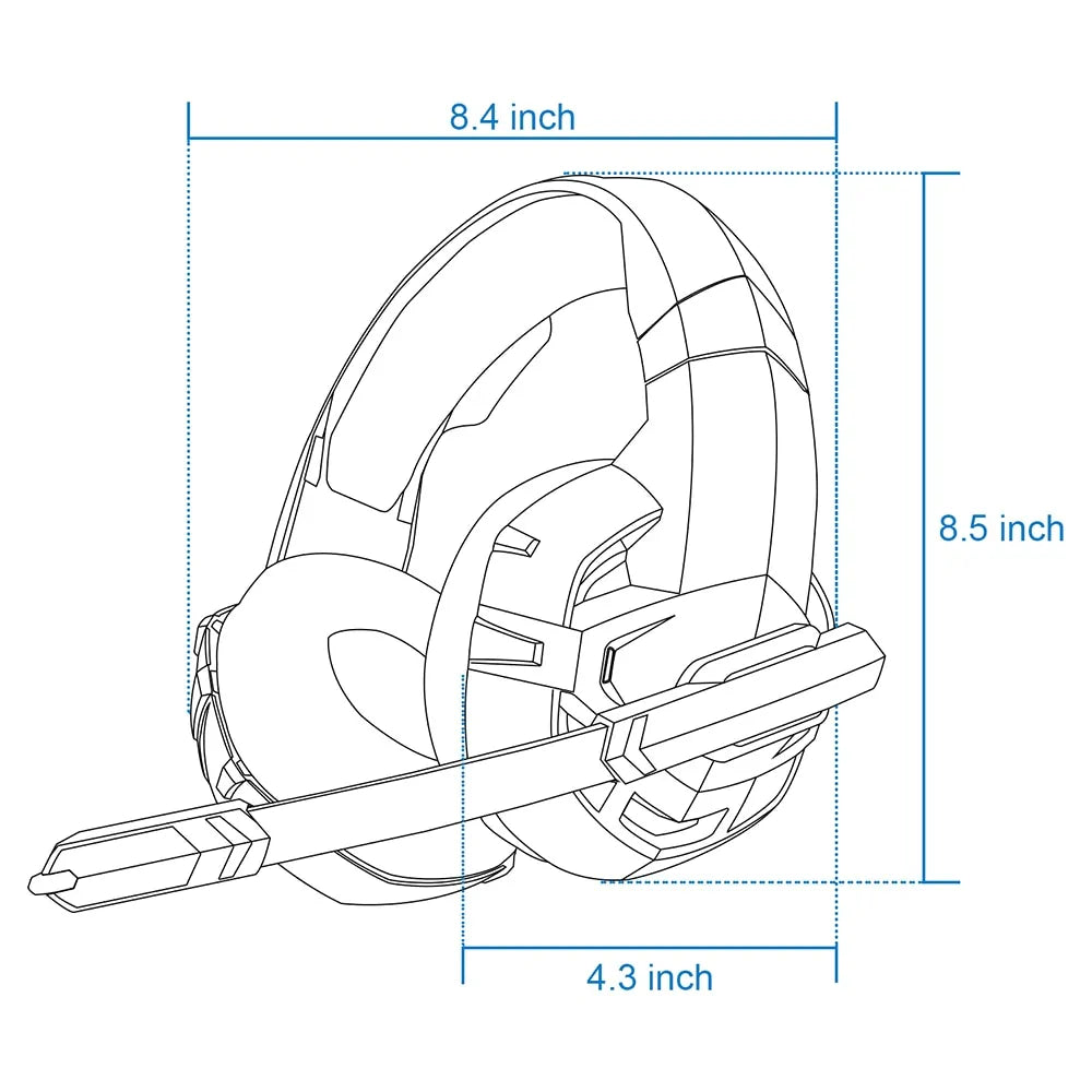 R.E.D. Shopping gaming headphones with microphone, over-ear design, black and red color, and immersive sound for gaming and chat.