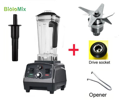 BioloMix 3HP Professional Blender BL-1800 | 2200W | 2L Jug | EU 220V
