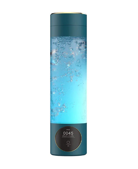 Insulated stainless steel R.E.D. Hydro Water Bottle with a sleek design, perfect for keeping beverages cold or hot.