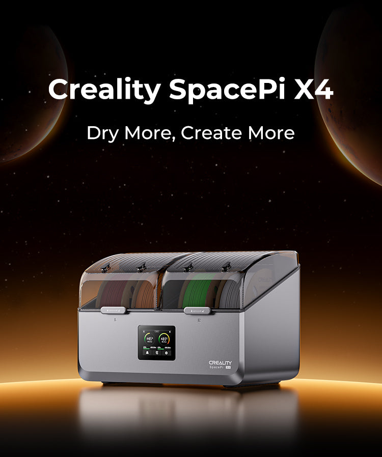 Creality Space Pi X4 Filament Dryer – Dual Chamber, Active Dehumidification