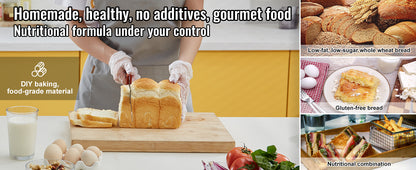 SucceBuy 2/3 LB Bread Maker 15-in-1 | Nonstick Ceramic Pan, Gluten-Free, Automatic Dough Machine