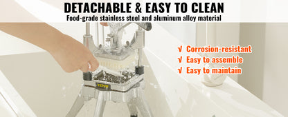 SucceBuy Professional Food Dicer | French Fry & Vegetable Cutter | Stainless Steel | EU Stock