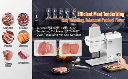 SucceBuy Commercial Meat Tenderizer 450W | 17-inch, 54 Blades, Electric, Pork Chicken Fish
