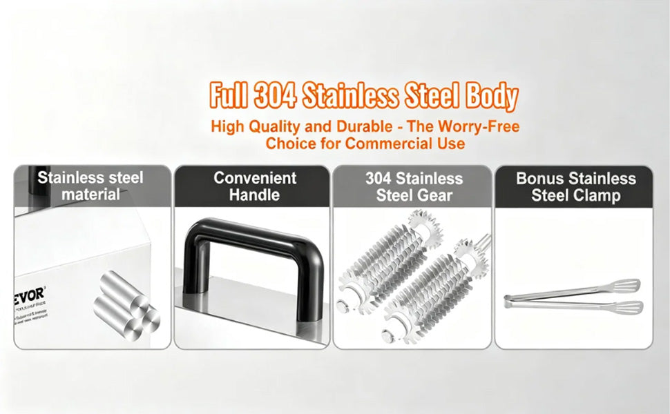 SucceBuy Commercial Meat Tenderizer 450W | 17-inch, 54 Blades, Electric, Pork Chicken Fish
